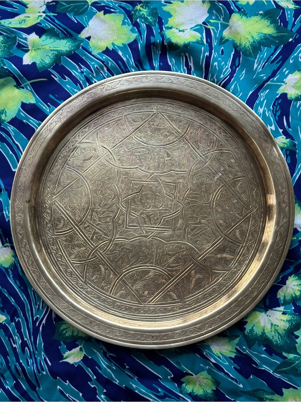 ✨Vintage Brass Platter - Mid Century✨